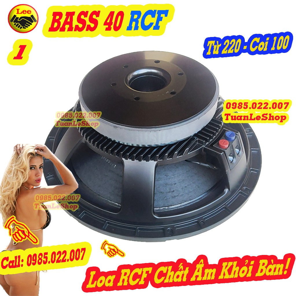 LOA BASS 40 TỪ 220 COIL 100 RCF -LOA  4 TẤC – GIÁ 1 CỦ LOA RỜI