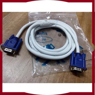 Cáp VGA 1.5M/ 3M/ 5M - Full HD 1080 - (Dây trắng)