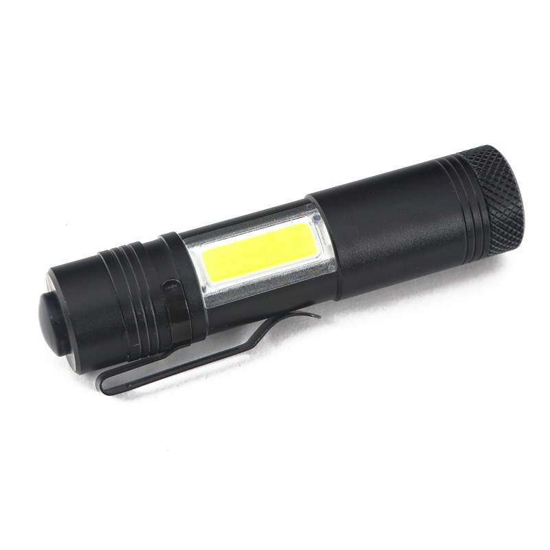 Đèn Pin Bóng Led Q5 Cob 14500 Hoặc Aa