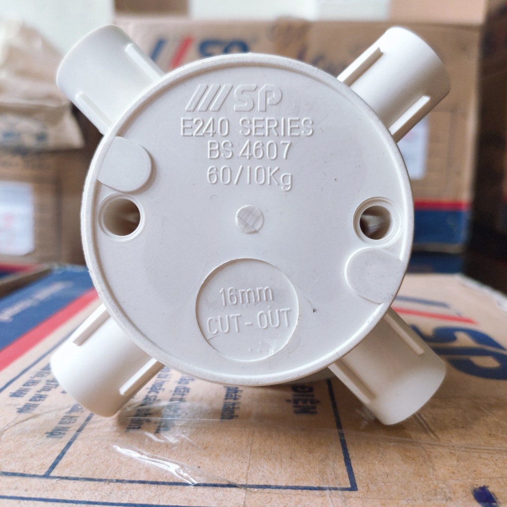 Hộp chia ngả 1, 2, 3, 4 đường D16 thấp Sino  E240/16/1, E240/16/2, E240/16/2A, E240/16/3, E240/16/4