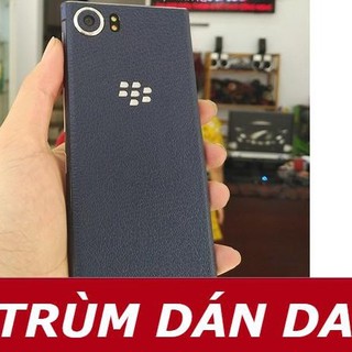 [DÁN DA] Miếng dán da BlackBerry Keyone - DA THẬT 100% - KHẮC TÊN, SĐT, CHỮ KÝ...