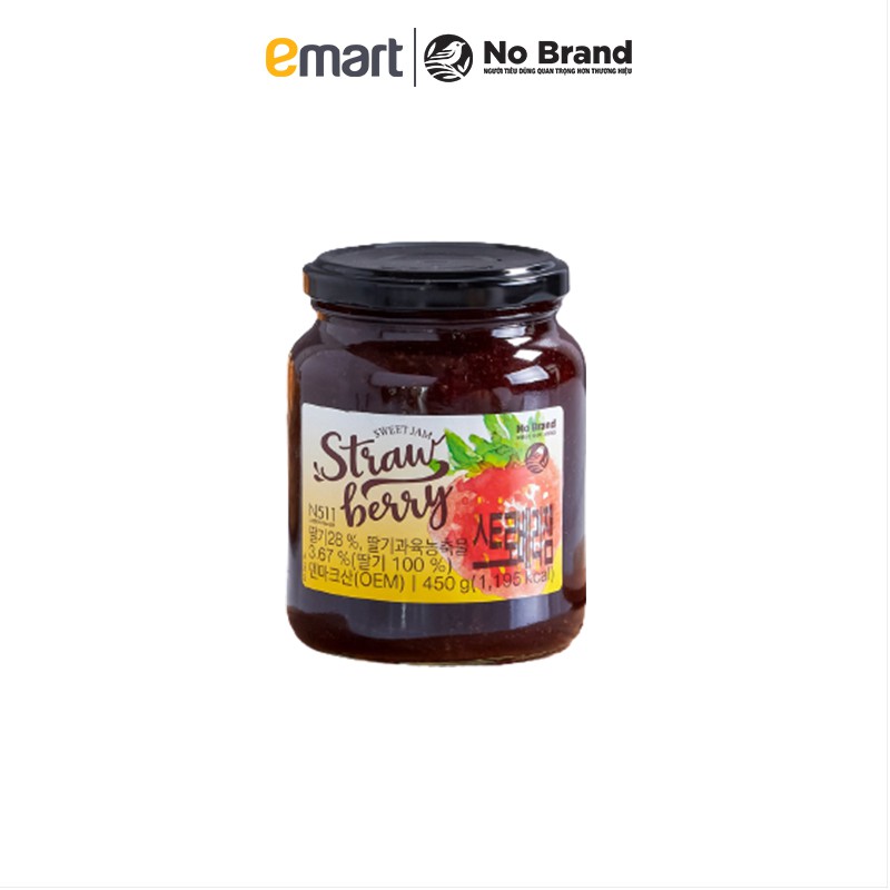 Mứt Dâu Tây No Brand Hũ 450G - Emart VN