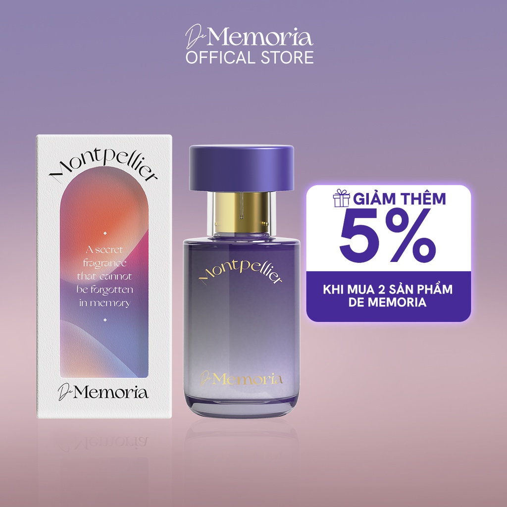 [Mã FMCGMALL giảm 8% đơn từ 250K] Nước Hoa De Memoria 05 Montpellier 30ml