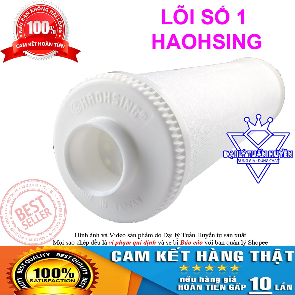 Lõi lọc nước số 1 Haohsing chính hãng - Dùng cho máy lọc nước Haoshing