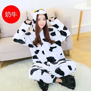 Pijama thú bông hình bò sữa