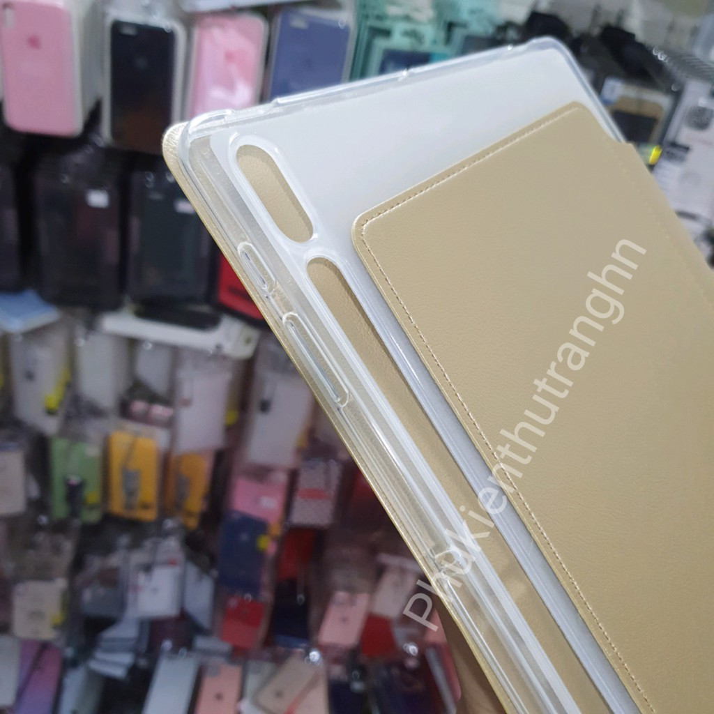 [ Samsung Tab S7/ S7 Plus] Bao da Samsung Tab S7/ S7 PLUS chính hãng hiệu ONJESS lưng dẻo trong silicon (có 3 màu) | BigBuy360 - bigbuy360.vn