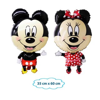 Bong bóng nhôm trang trí sinh nhật hình chuột mickey cho bé trai và gái