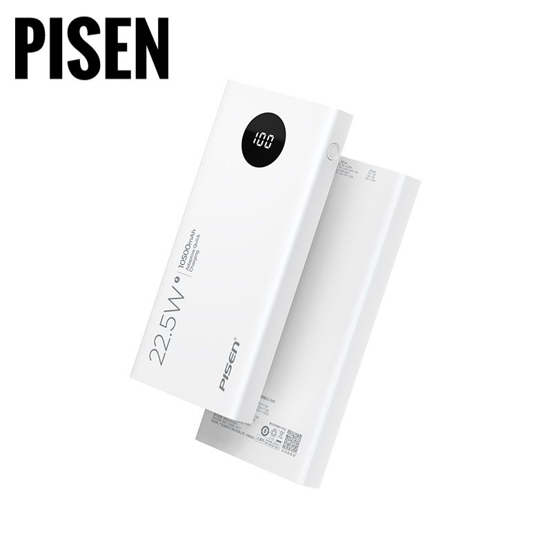 Sạc dự phòng PISEN dung lượng 10500mah sạc nhanh 22.5w trang bị 4 cổng kết nối