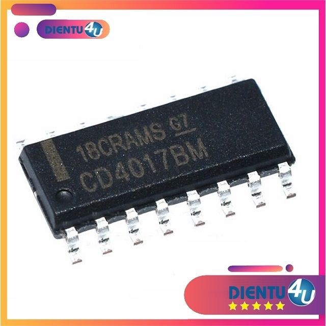 IC Chuyên Dụng CD4017BE CD4017BM CD4017 DIP16 SOP16