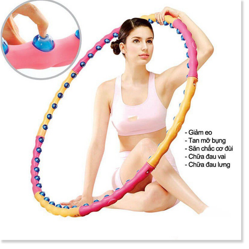 Vòng Lắc Hoạt Tính MASSAGE Gỉam Eo HULA HOOP