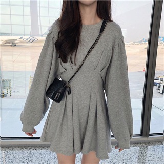 Đầm thun tay dài/ Đầm xoè