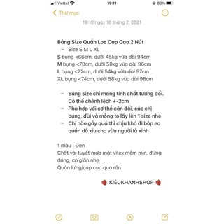 Quần loe cạp cao 2 nút (Ảnh thật shop chụp)