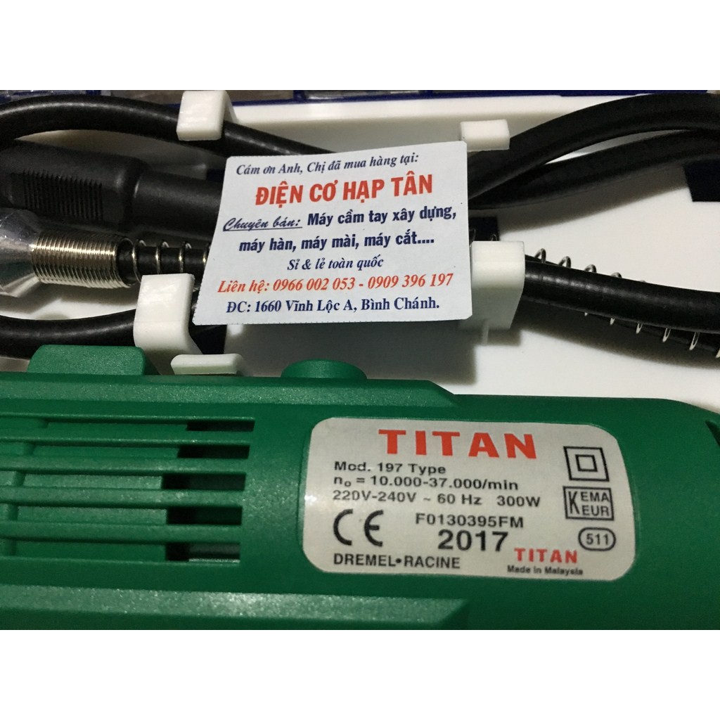 MÁY KHOAN, MÀI KHẮC  ĐA NĂNG  TITAN 300W  MALAYSIA