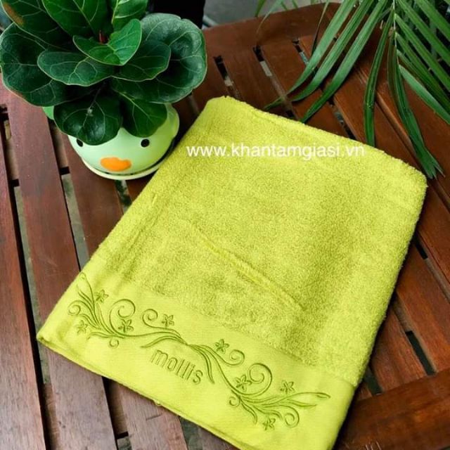 Khăn tắm sợi Tencel Mollis, khăn tắm cao cấp, mềm mịn, kích cỡ 65×130cm.