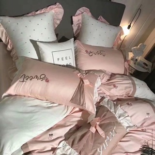 Trọn bộ chăn ga gối lụa cao cấp sieu yêu