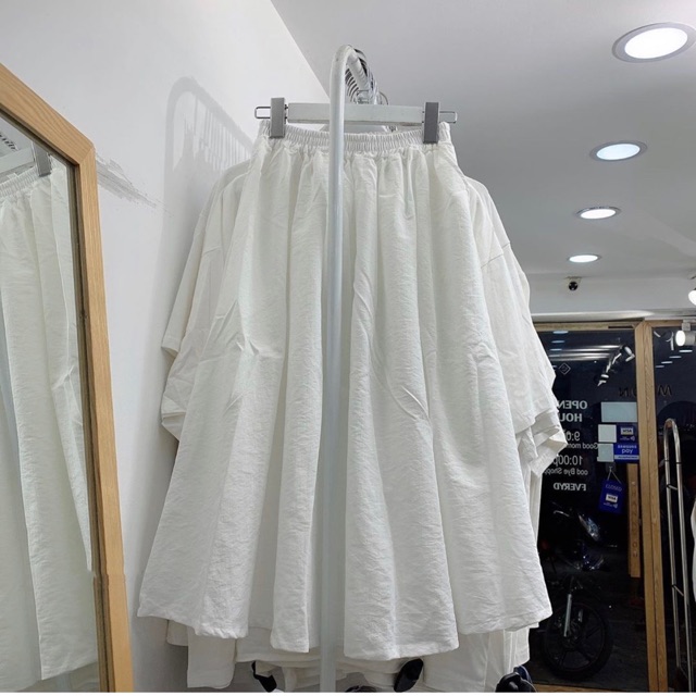 CHÂN VÁY ĐŨI HÀN TÚI XẺ .