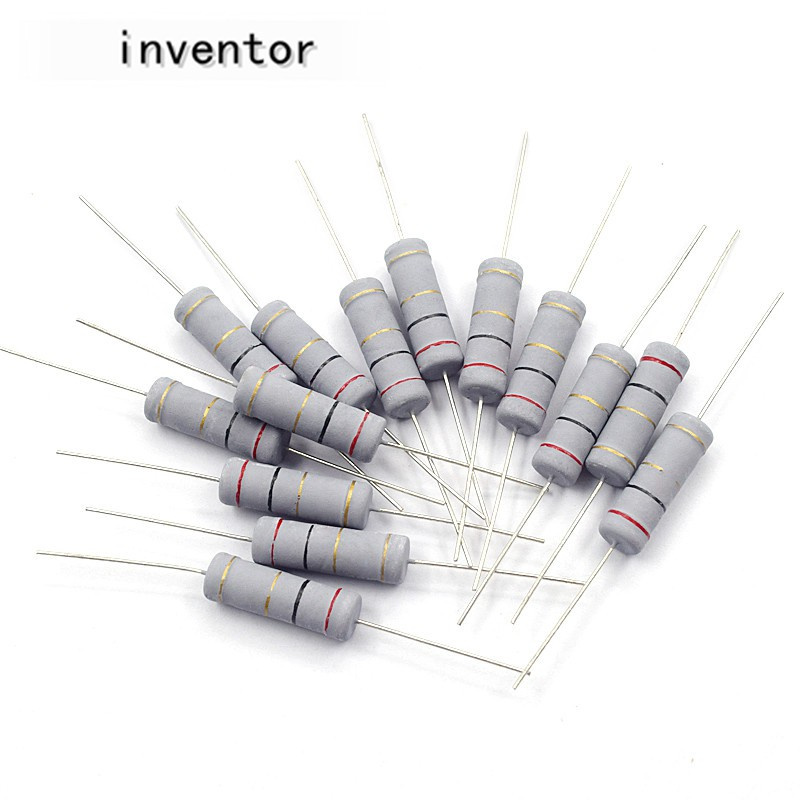 Set 20 Điện Trở Carbon 1w 2w 3w 5w 5% 0.3r 0.33r 0.36r 0.39r 0.43r 0.47r 0.56r Ohm Chuyên Dụng
