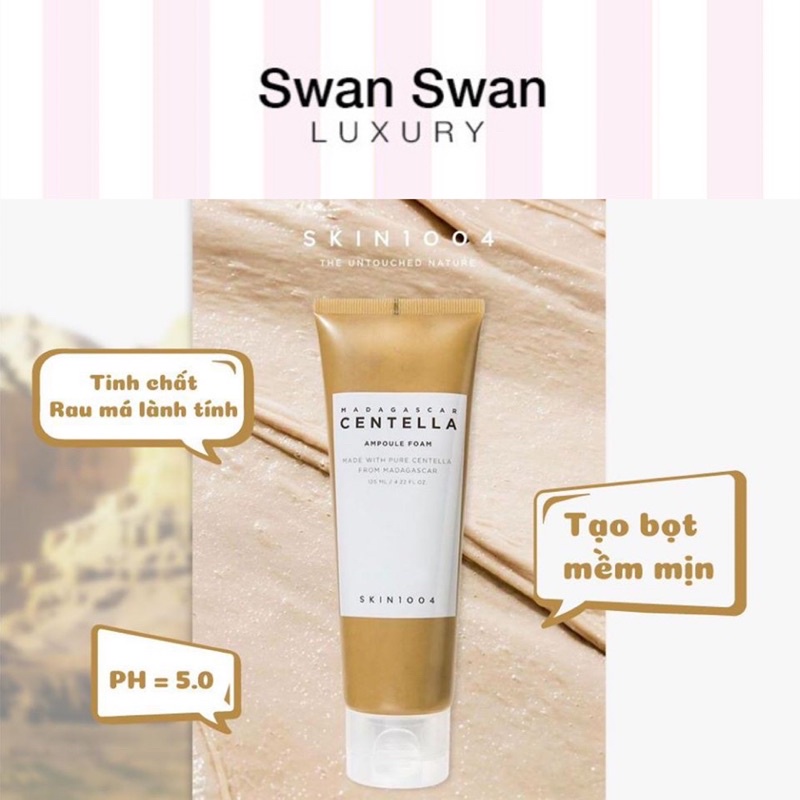 Sữa Rửa Mặt Giảm Ngăn Ngừa Mụn Làm Sạch SKIN1004 Madagascar Centella 125ml