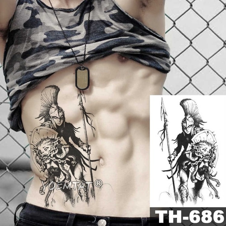 (Hàng Mới Về) Hình Xăm Dán Tạm Thời Chống Thấm Nước Họa Tiết Mặt Trăng / Cây / Sói / Con Cáo Độc Đáo