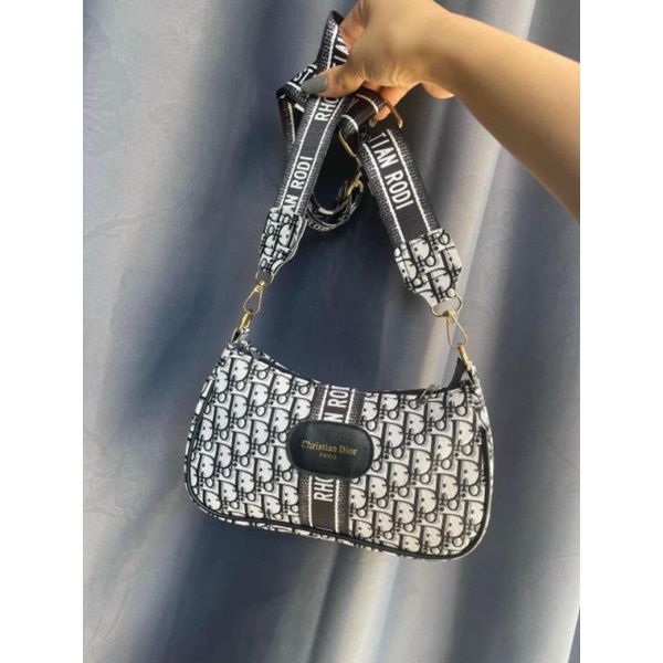 Túi xách đeo chéo kẹp nách HIN STORE dây bản to cá tính giá rẻ đẹp