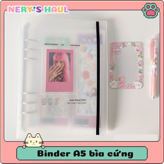 Binder bìa cứng A5 đựng card ảnh - collect binder card kpop
