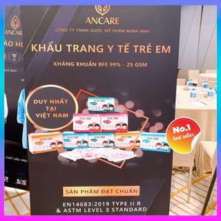 Khẩu trang y tế Ancare cho trẻ em