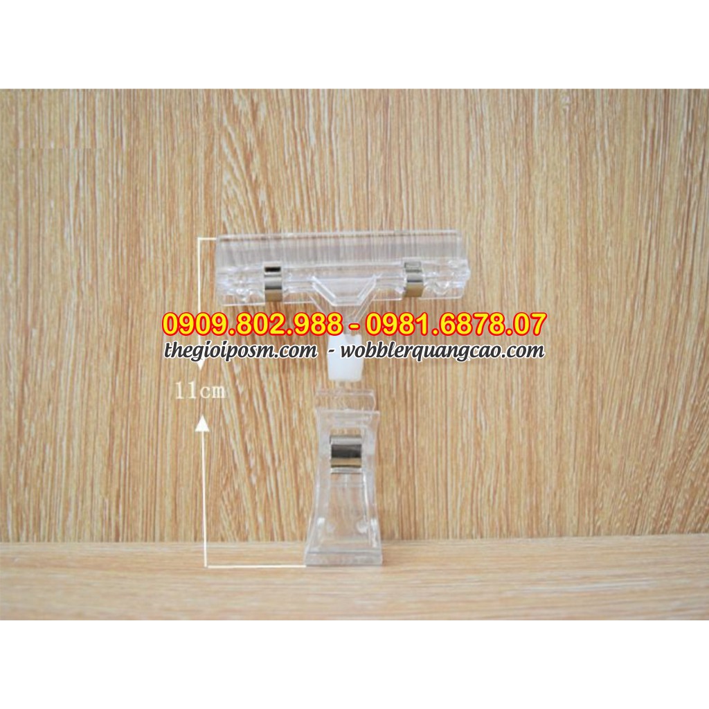 Combo 10 Kẹp mica, Kẹp sale, Kẹp mica quảng cáo, Kẹp bảng giá