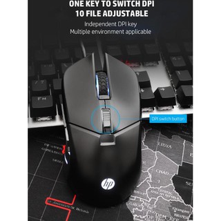 CHUỘT HP G260 ĐEN LED USB