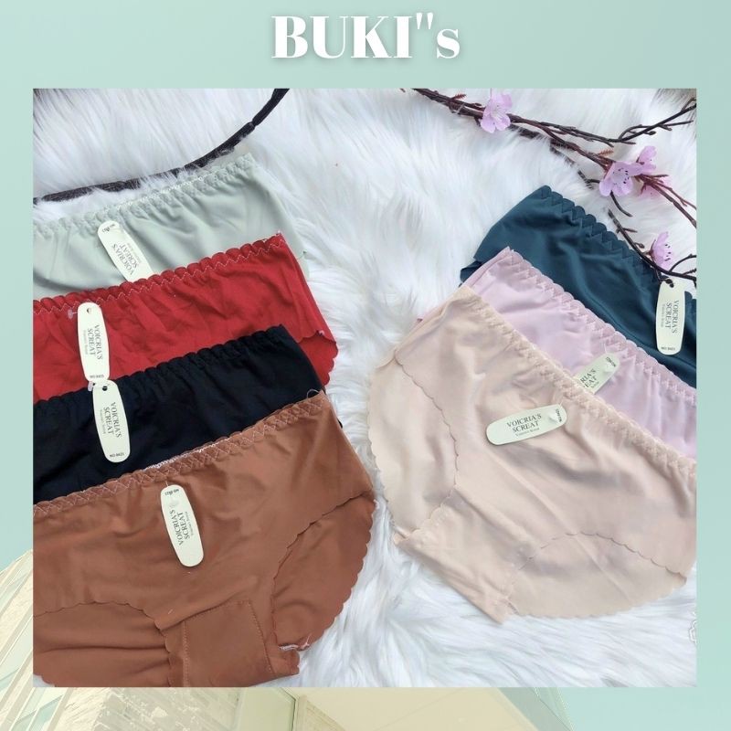 Quần lót thun lạnh trơn - Quần chip nữ siêu nhẹ cạp viền thoáng mát siêu rẻ shop BUKI