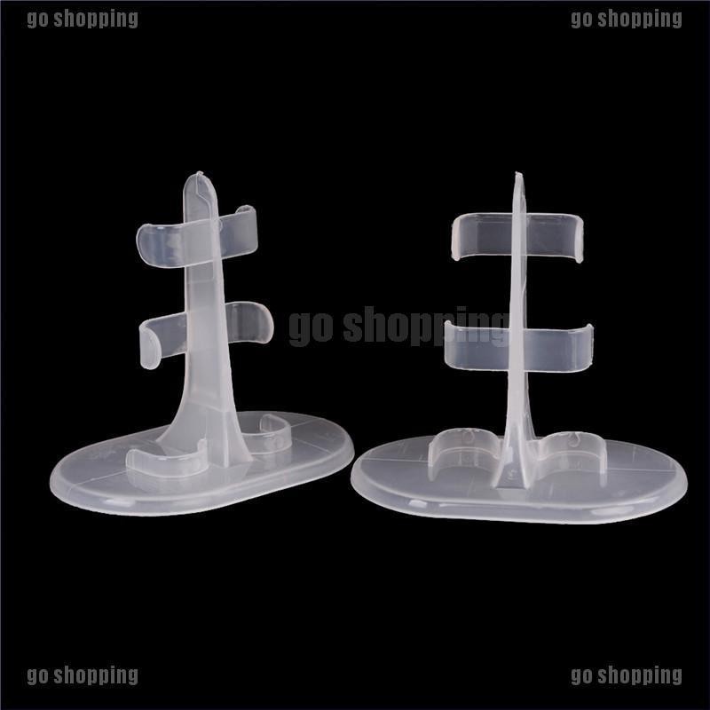 {go shopping}10pcs/lot  Doll Accessories Doll Support Leg Holders Transparent