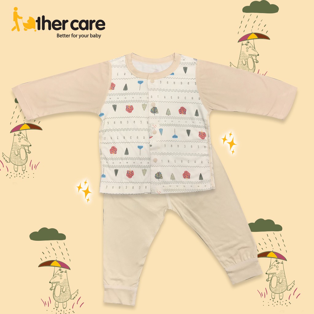 Bộ Quần Áo Trẻ em DT FatherCare Cài Giữa - Họa Tiết Cáo HT Trơn FC775