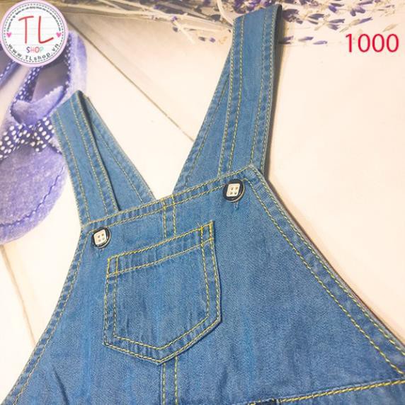 Quần yếm vải jean cao cấp