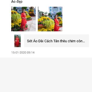 (Hình thật khách chụp) Áo Dài Cách Tân Phi Lụa Cao Cấp, Áo Dài Cách Tân Kèm Chân Váy