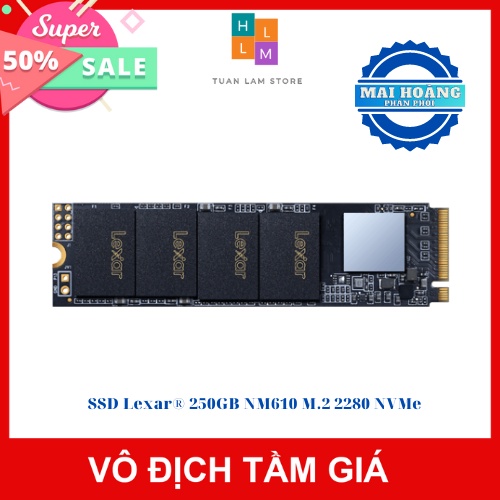 SSD Lexar® 250GB NM610 M.2 2280 NVMe SSD
