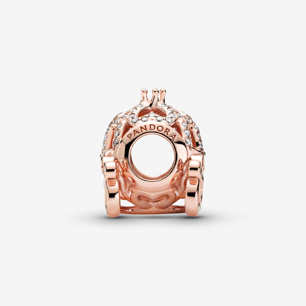 Charm Của "Cinderella" Xe Ngựa Lấp Lánh Trang Sức Tự Làm
