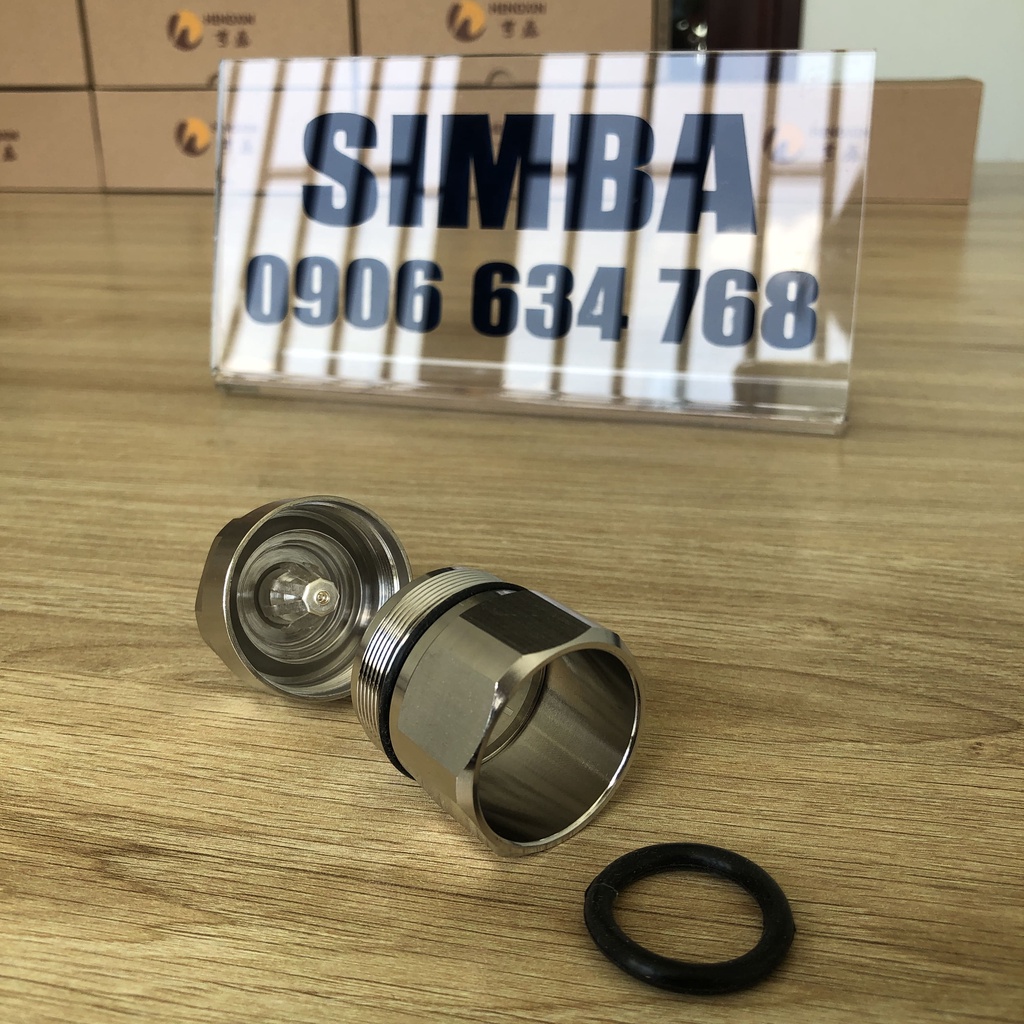 1 cái đầu nối  IBS Connector N-male thẳng cho cáp feeder 7/8, NM-7/8''L Hảng Hengxin, hàng nhập khẩu loại tốt