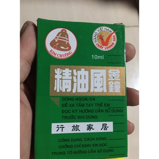 Dầu gió Kim Chuông xanh 10ml