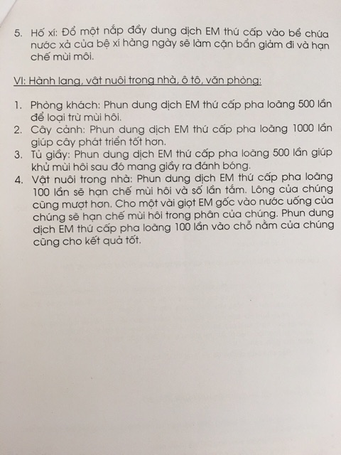 Chế phẩm EM gốc (chai: 01 lít) / EM1 - Vi sinh vật 🦠 hữu ích ☘️