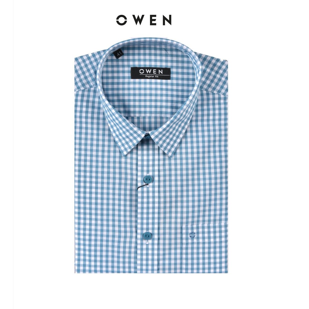 OWEN - Áo sơ mi dài tay OWEN REGULAR FIT 21044 chất sợi tre - Áo sơ mi nam Owen