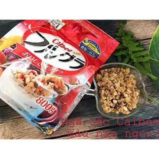 Ngũ cốc Calbee Đỏ 800gr Nhật bản
