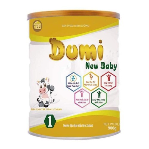 Sữa DUMI NEW BABY Dành cho bé từ 0- 12 Tháng - 900 gram