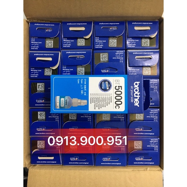 Combo 4 hộp mực in phun màu dùng cho máy in Brother T320, T520W, T720W, T820W, T920W, T4000, T4500DW - BTD60/BT5000