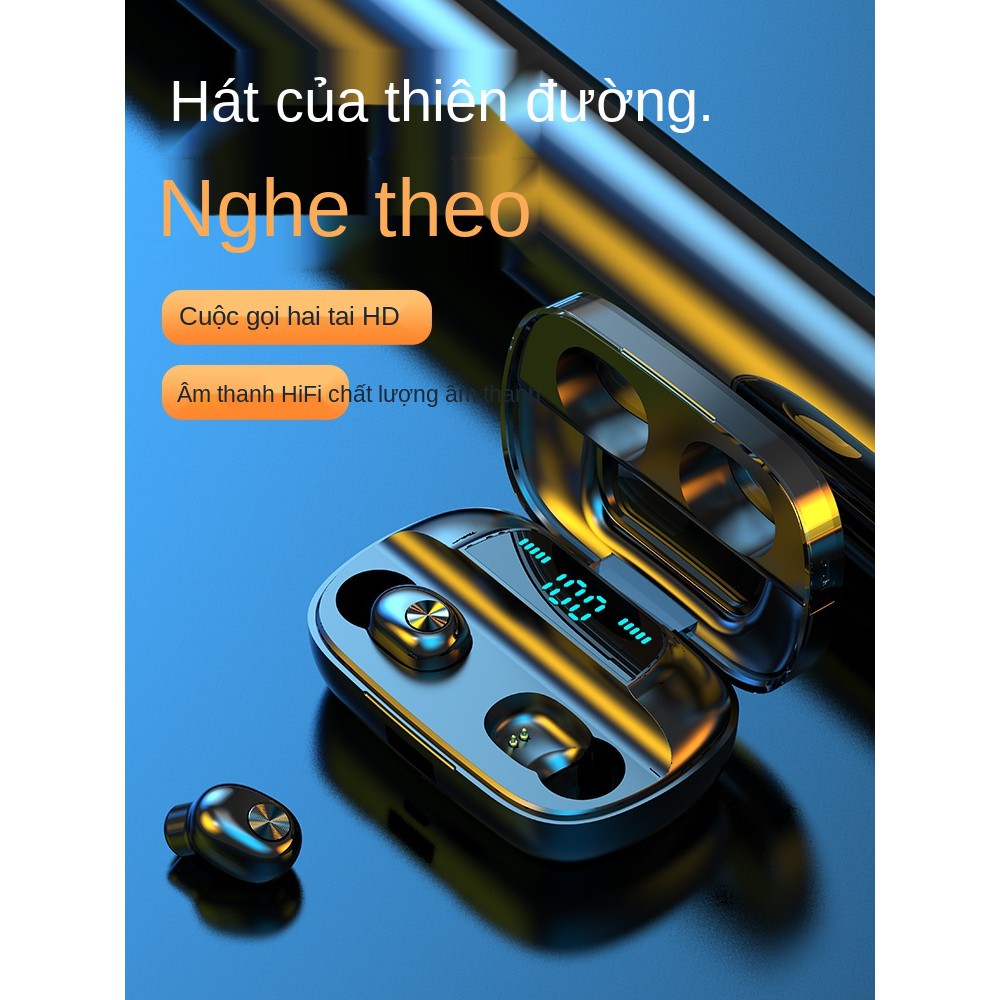 Thực Sự Không Dây Bluetooth, Tai Nghe Chụp Tai Thể Thao Chạy Mini Vô Hình In-ear Áp Dụng ChovivoHuawei Xiaomi Apple Andr