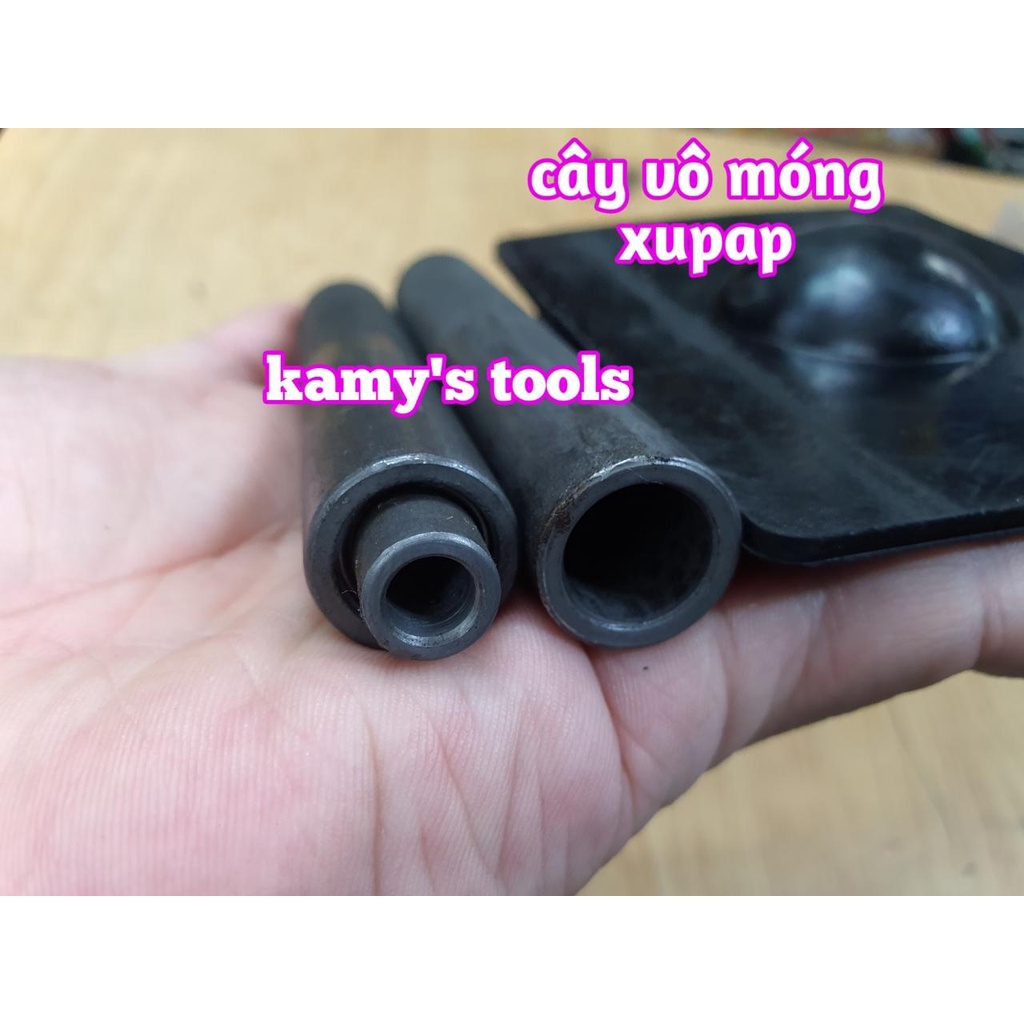 Bộ dụng cụ ra vào móng xupap cho xe máy, cây vô móng xupap xe máy 3 chi tiết