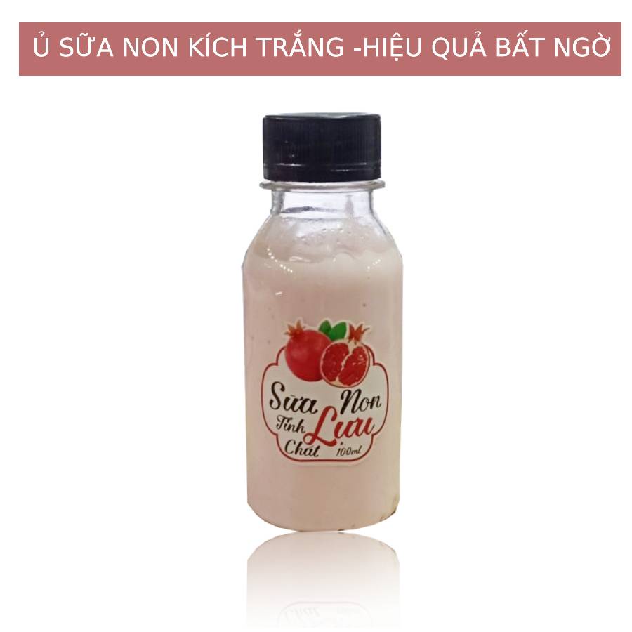 Sửa non lựu kích trắng khẩn cấp chai 100ml thơm mùi sữa bò