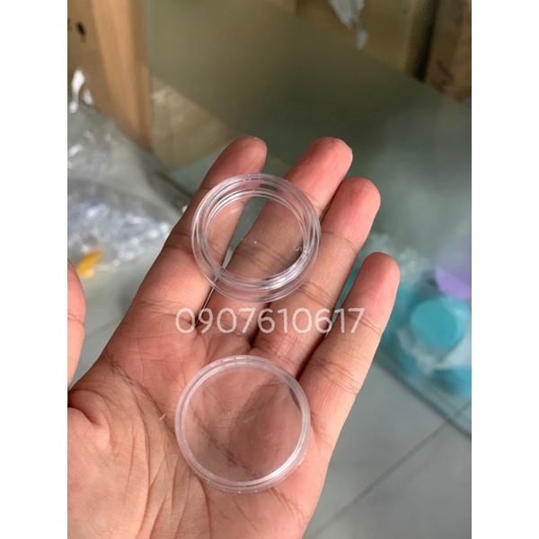 Hủ mica 10g nắp trong (không nắp lót)