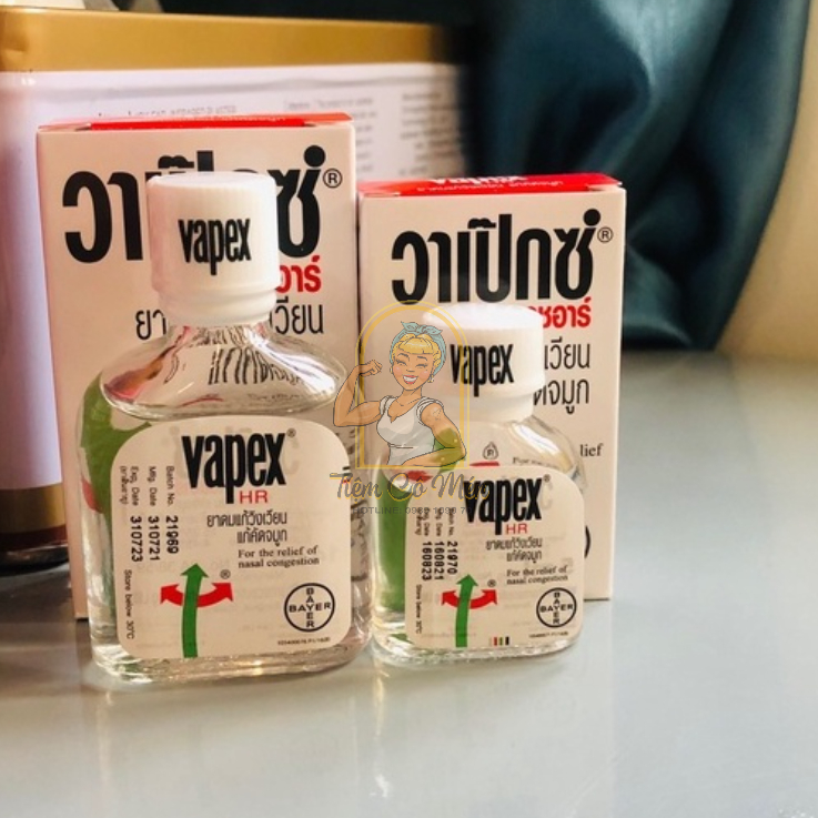 Dầu gió - Thông mũi Vapex Thái Lan 5ml - Bayer Thái Lan Chính Hãng