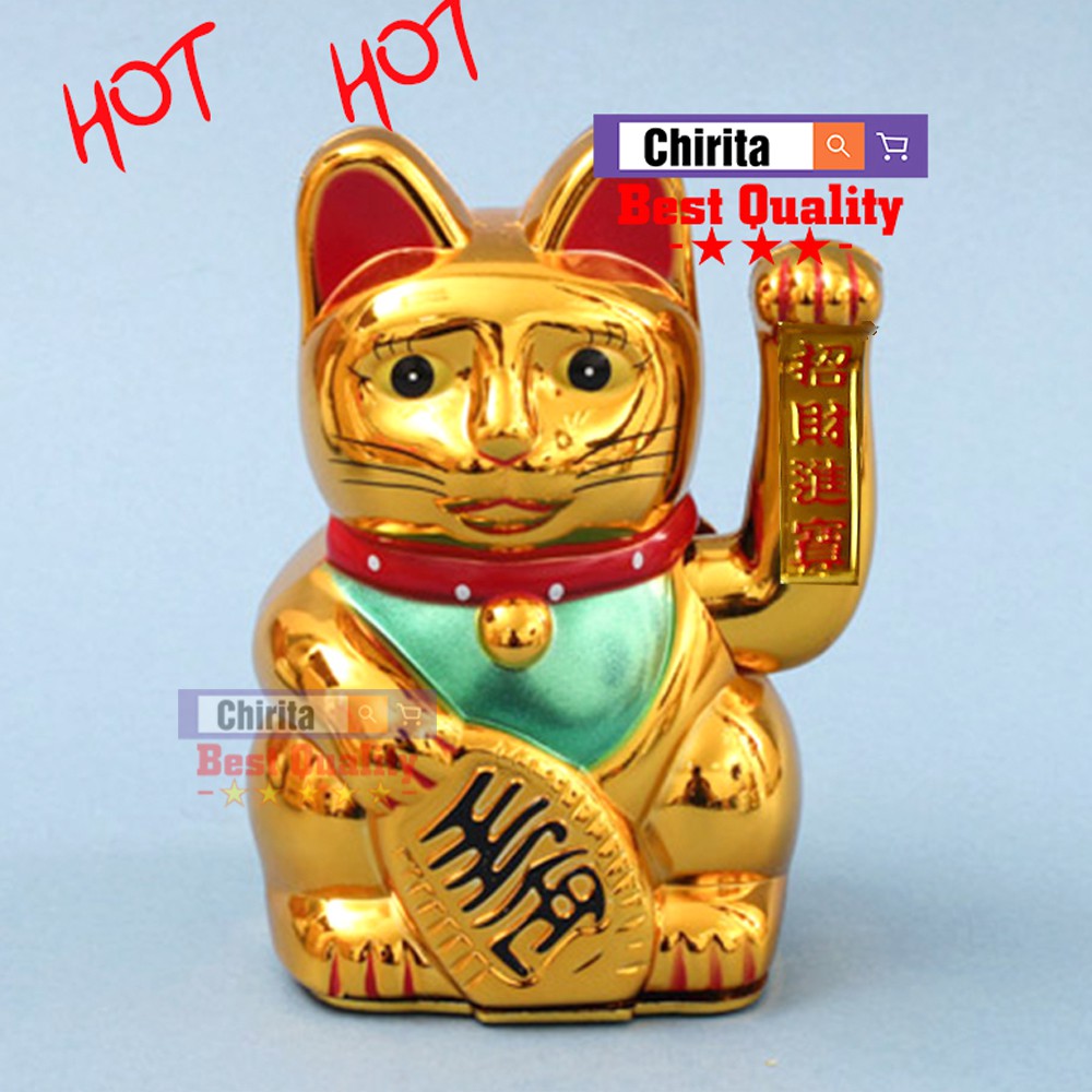 Mèo Cầu Tài PHÚ QUÝ Vẫy Tay LOẠI LỚN - Mèo Tài Lộc Vô Biên - 0258 | BigBuy360 - bigbuy360.vn