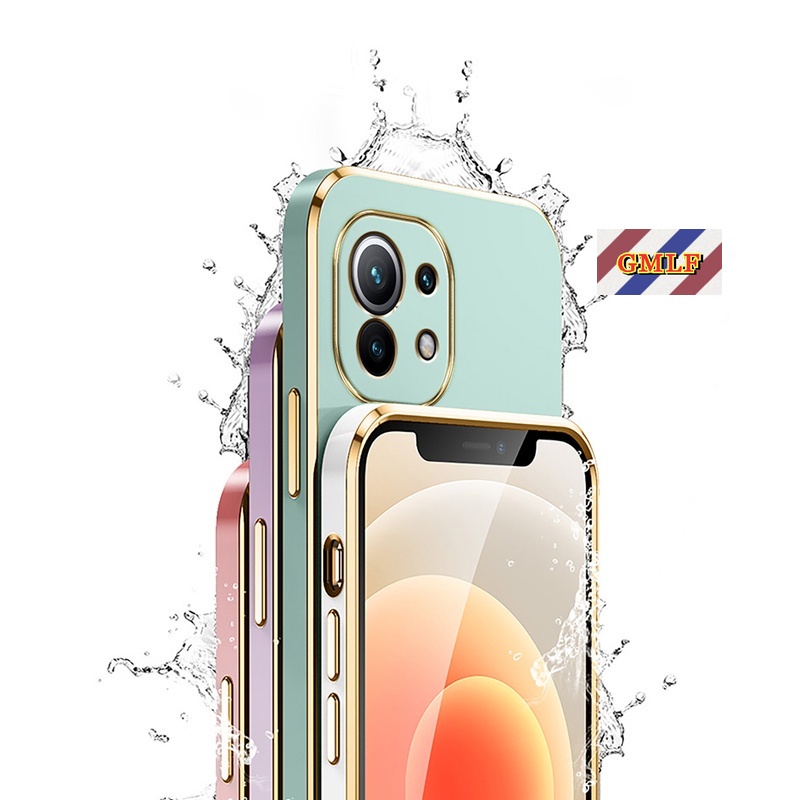 Ốp Điện Thoại Silicon Mềm Mạ 6D Cho Xiaomi Mi 11T Pro 10T 9T 11 Lite 5G NE