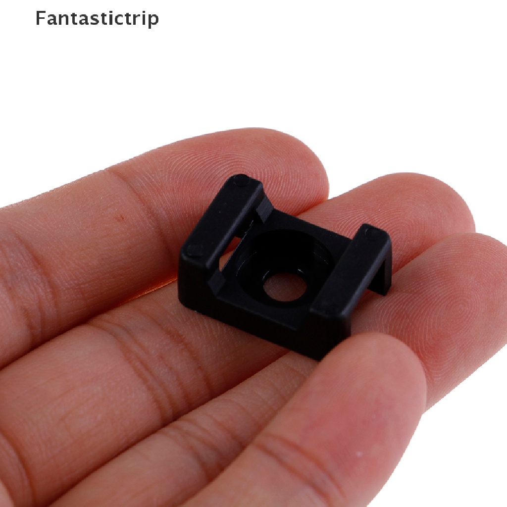 Set 100 Ốc Vít Nhựa Cố Định Dây Cáp Tiện Dụng Giá Đỡ